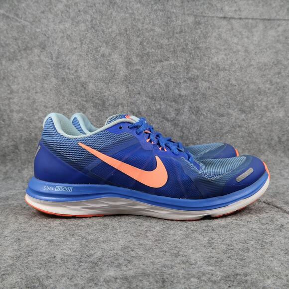 Nike Shoes Womens 8 Athletic Trainers Dual Fusion X2 Running Sport Active Blue - Picture 1 of 11